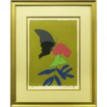 熊谷守一 花とあげ羽蝶