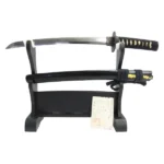 脇差 [長さ] 34.6cm [反り] 0.9cm [目釘] 弐個 拵え [銘] 二王清久