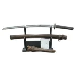 脇差 [長さ]41.4cm [反り]0.9cm [目釘]1個 [銘]無銘 白鞘 宮崎県登録 保存刀剣