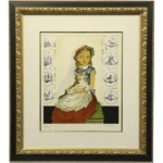 藤田嗣治 猫を抱く少女