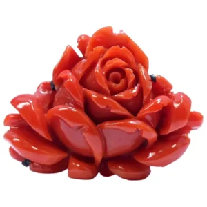 赤珊瑚 ブローチ兼用帯留め 和装小物 重量約27.4g