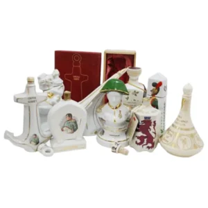 陶器ボトル ブランデー ウイスキー 9本セット