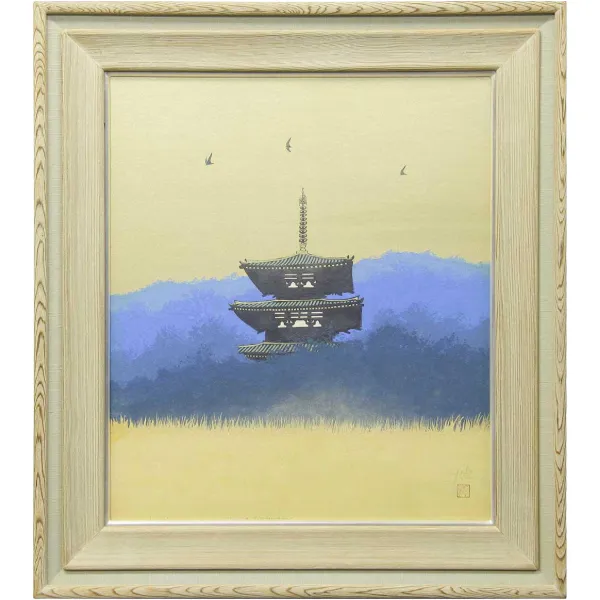 千住博 絵画 午後の小景 法輪寺