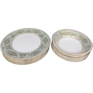 WEDGWOOD ウェッジウッド コロンビア セージグリーン12枚セット