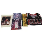 マイケル ジョーダン サイン入りユニフォーム 人形 サイン入り写真