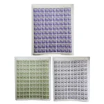 普通切手 中尊寺金色堂 円覚寺舎利殿 ふじ 100枚シート 計3点