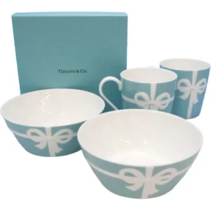 ティファニー ブルーボックス マグカップ リボンボウル ペアセット