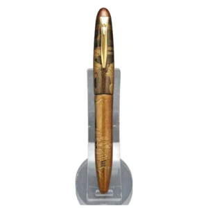 プラチナ PLATINUM 万年筆1点 ペン先18K 出雲 加賀蒔絵 滝山水