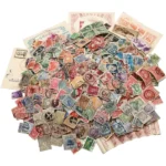 プレミア切手 使用済2000枚 儀式のかんむり 桜洋紙カナ入り(イ)半銭 カナ無し30銭 改色1銭 桜和紙カナ入り(イ)2銭