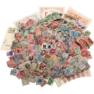 プレミア切手 使用済2000枚 儀式のかんむり 桜洋紙カナ入り(イ)半銭 カナ無し30銭 改色1銭 桜和紙カナ入り(イ)2銭