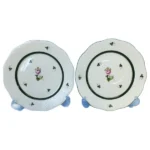 ヘレンド プレートペア ウィーンのバラ 花 陶器