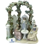 リヤドロ テラスでお茶を