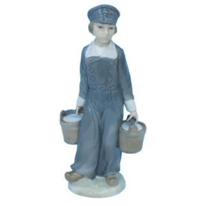 リヤドロ 水汲みの女性 陶器 インテリア 置物