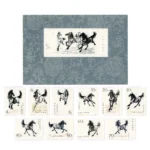 中国切手 1978年 徐悲鴻シリーズ小型シート他