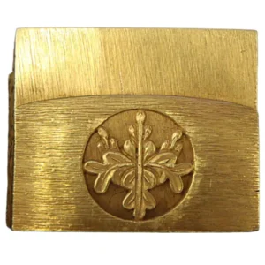 刀装具 16金 ハバキ 桐紋