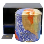 前畑陶器 庫山窯 高砂金彩銀彩三段重箱 九谷焼