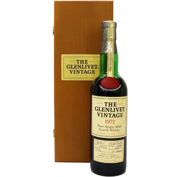 ザ・グレンリベット ヴィンテージ1972 700ml 53.86% 木箱付き