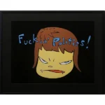 絵画 奈良美智 Fackin’Politics!