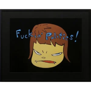 絵画 奈良美智 Fackin’Politics!