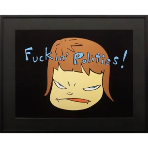 絵画 奈良美智 Fuckin’Politics!