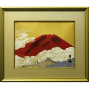 絵画 小倉遊亀 赤富士