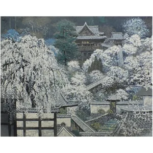 絵画 後藤純男 春映長谷