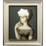 絵画 東郷青児 婦人像