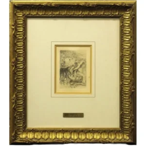 絵画 オーギュスト・ルノワール ハットピン