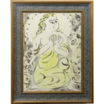 絵画 棟方志功 黄衣菩薩図