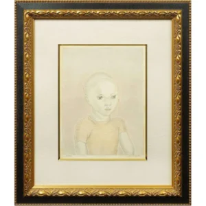 絵画 藤田嗣治 少年 小児銅版画集より