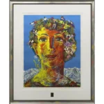 絵画 絹谷幸二 銀嶺の女神