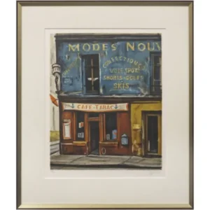 絵画 荻須高徳 カフェ タバ