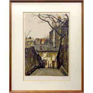 絵画 荻須高徳 メニルモンタン