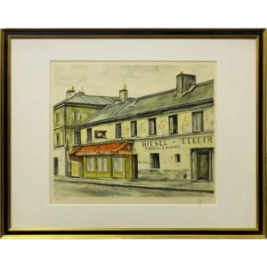 絵画 荻須高徳 レストラン マックス