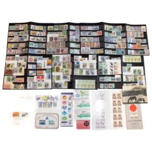 雲仙小型シート おしどり 桜 100円 見本切手多数