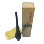 ４代目 秦蔵六 青銅鶴首花入 父 三代目 天皇御璽