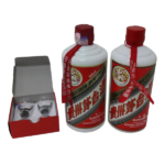 貴州茅台酒 マオタイ酒 天女ラベル ミニグラス付き２本まとめ