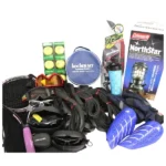 アウトドア スポーツ 雑貨用品まとめ Coleman ランタン FERARRI サングラス ラケット トラックネット他