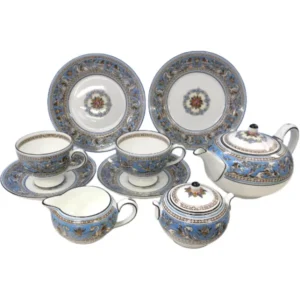 ウェッジウッド フロレンティーンターコイズ ティーセット