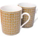 エルメス HERMES モザイク ヴァンキャトル マグカップ2客セット