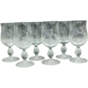 マイセン クリスタル ワイングラス 6客セット アラビアンナイト 千夜一夜物語