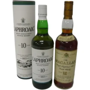 ラフロイグLAPHROAIG マッカランMACALLAN 2本セット