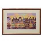 絵画 笹倉鉄平 ステップド・ゲイブルズ