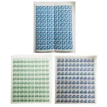 普通切手 金剛山 富士山と桜 きく 100枚シート 計3点