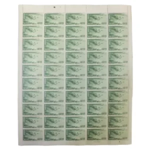 琉球切手 第2次航空18円50枚シート