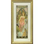 絵画 アルフォンス・ミュシャ 朝の目覚め