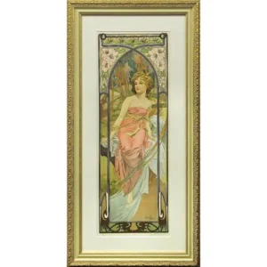 絵画 アルフォンス・ミュシャ 朝の目覚め