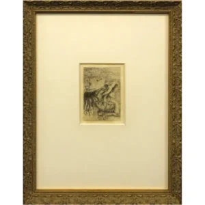 絵画 ピエール・オーギュスト・ルノワール ピン飾りの帽子