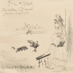 絵画 パブロ・ピカソ バルコニーの女