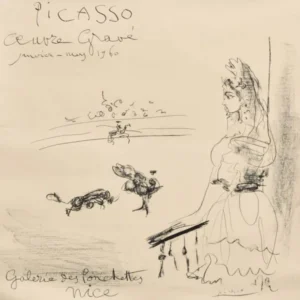 絵画 パブロ・ピカソ バルコニーの女